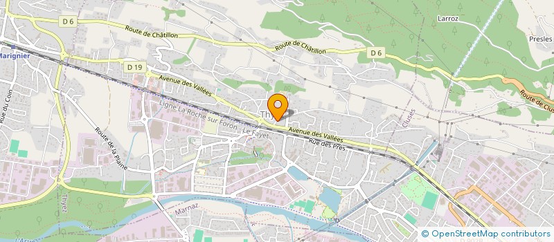 localisation de l'entreprise MONSIEUR JONATHAN LANCEL  THYEZ