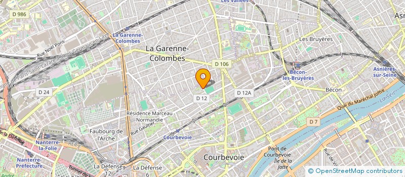 localisation de l'entreprise MONSIEUR JONATHAN LANDES à COURBEVOIE