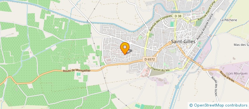 localisation de l'entreprise MONSIEUR JONATHAN LANGLET à SAINT-GILLES