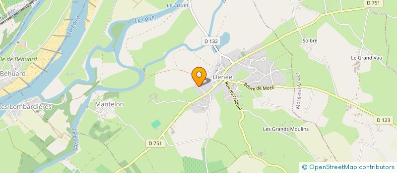 localisation de l'entreprise MONSIEUR JONATHAN LANIER  DENEE