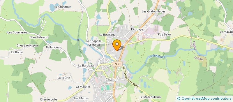 localisation de l'entreprise MONSIEUR JONATHAN LARRIEU à CHALUS