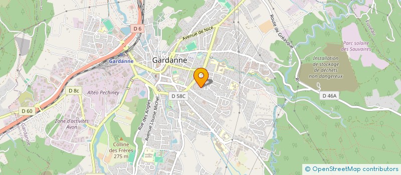 localisation de l'entreprise MONSIEUR JONATHAN LAUGIER à GARDANNE