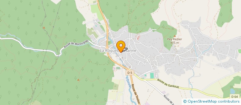 localisation de l'entreprise MONSIEUR JONATHAN LE CANN  LA ROQUEBRUSSANNE