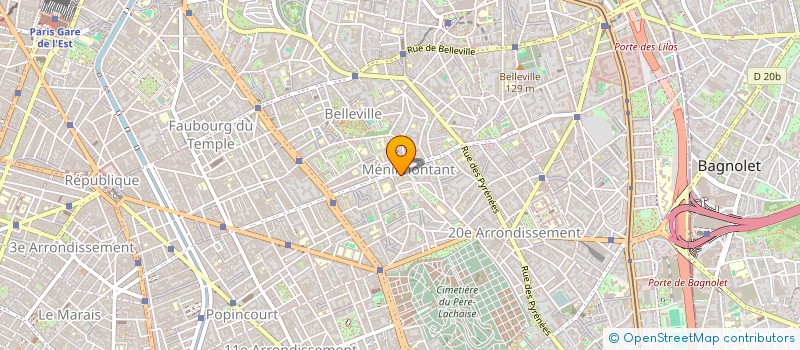 localisation de l'entreprise MONSIEUR JONATHAN LE MONNIER  PARIS