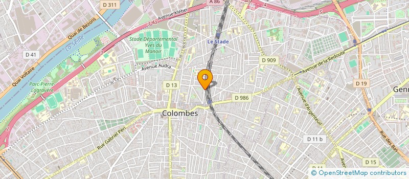 localisation de l'entreprise MONSIEUR JONATHAN LE MOTHEUX DU PLESSIS à COLOMBES