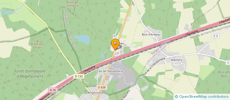 localisation de l'entreprise MONSIEUR JONATHAN LE QUERE  FORGES-LES-BAINS