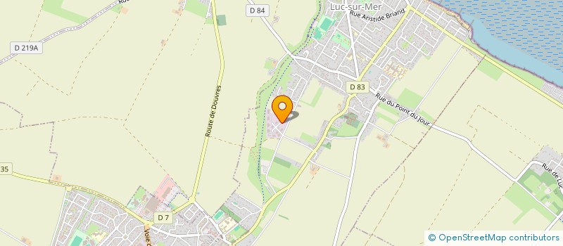 localisation de l'entreprise MONSIEUR JONATHAN LEBAS  LUC-SUR-MER