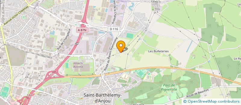 localisation de l'entreprise MONSIEUR JONATHAN LEBATTEUX  SAINT-BARTHELEMY-D'ANJOU