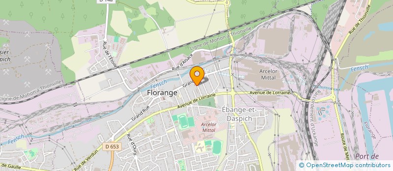 localisation de l'entreprise MONSIEUR JONATHAN LEBLANC  FLORANGE