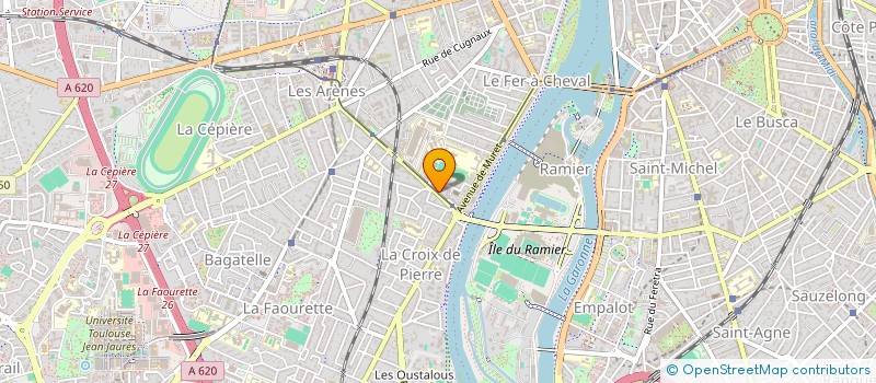 localisation de l'entreprise MONSIEUR JONATHAN LEBLANC à TOULOUSE