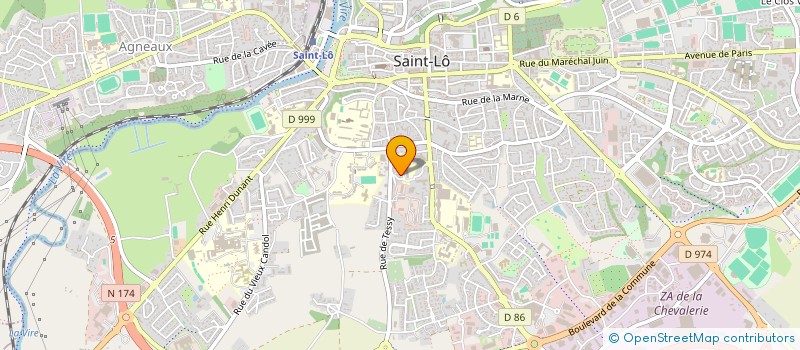 localisation de l'entreprise MONSIEUR JONATHAN LECLEF  SAINT-LO