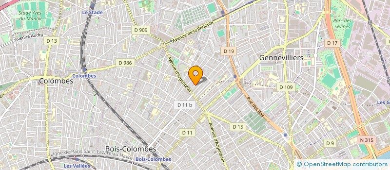 localisation de l'entreprise MONSIEUR JONATHAN LECOMTE  ASNIERES-SUR-SEINE