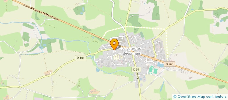 localisation de l'entreprise MONSIEUR JONATHAN LEDROIT  VAL D'ERDRE-AUXENCE