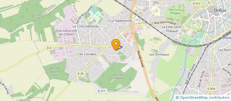 localisation de l'entreprise MONSIEUR JONATHAN LEGER à VERNOUILLET