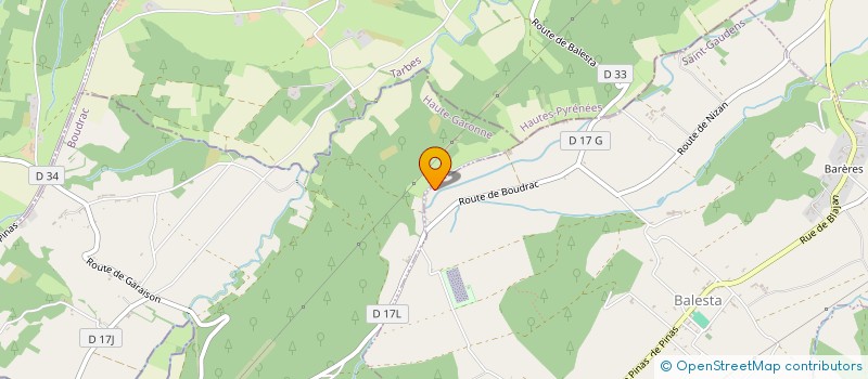 localisation de l'entreprise MONSIEUR JONATHAN LEGROS  SEDEILHAC