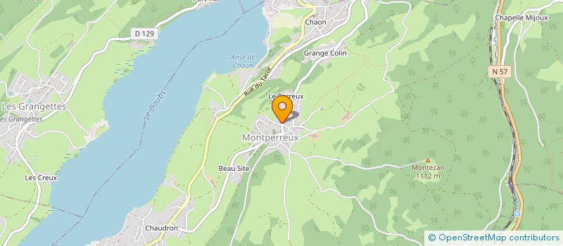 localisation de l'entreprise MONSIEUR JONATHAN LELONG  MONTPERREUX