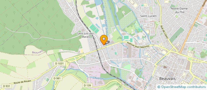 localisation de l'entreprise MONSIEUR JONATHAN LEMONNIER  BEAUVAIS