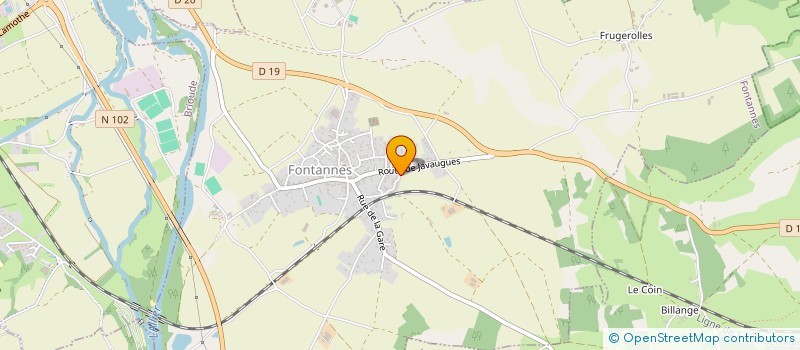 localisation de l'entreprise MONSIEUR JONATHAN LENAIN à FONTANNES