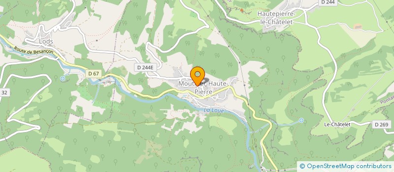 localisation de l'entreprise MONSIEUR JONATHAN LEPAUL  MOUTHIER-HAUTE-PIERRE