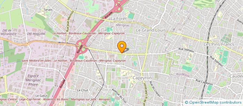 localisation de l'entreprise MONSIEUR JONATHAN LEPIC à MERIGNAC