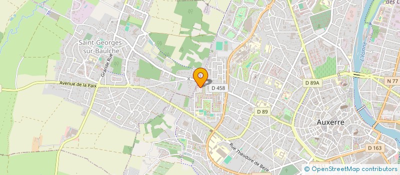 localisation de l'entreprise MONSIEUR JONATHAN LEPINE à AUXERRE