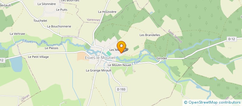 localisation de l'entreprise MONSIEUR JONATHAN LEPRON  ESVES-LE-MOUTIER