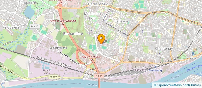localisation de l'entreprise MONSIEUR JONATHAN LERAT à NANTES