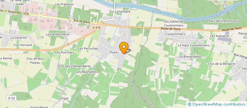 localisation de l'entreprise MONSIEUR JONATHAN LERE  CIVRAY-DE-TOURAINE