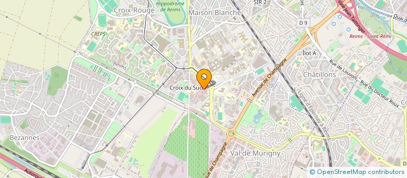 localisation de l'entreprise MONSIEUR JONATHAN LEROUGE  REIMS