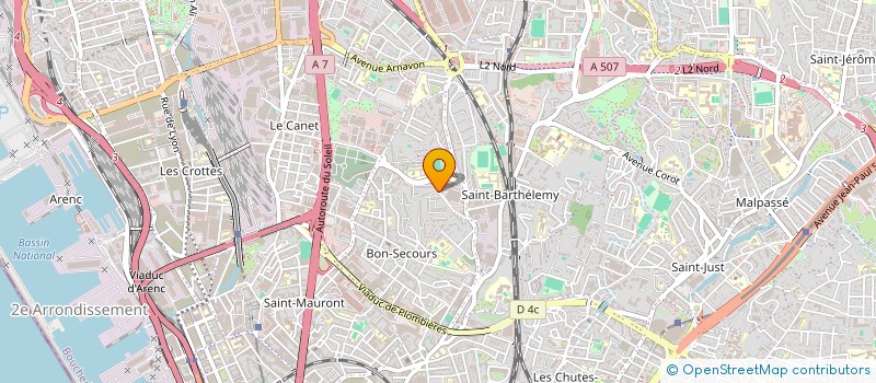 localisation de l'entreprise MONSIEUR JONATHAN LEROY à MARSEILLE