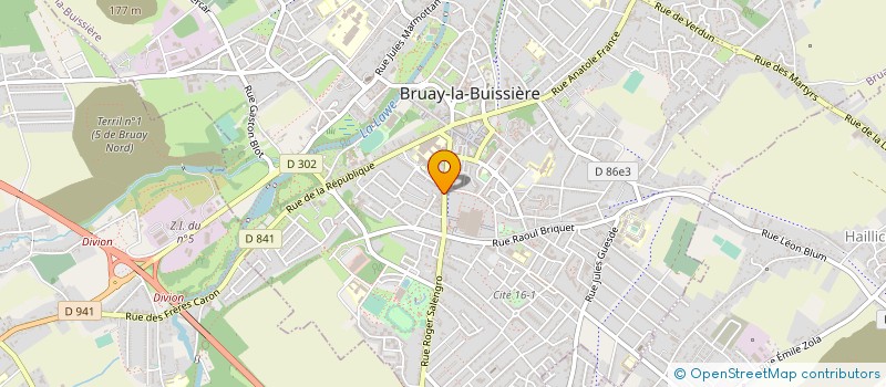 localisation de l'entreprise MONSIEUR JONATHAN LETAILLE  BRUAY-LA-BUISSIERE