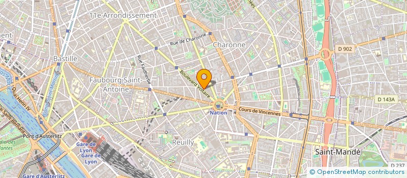 localisation de l'entreprise MONSIEUR JONATHAN LEUCHTER  PARIS