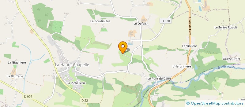 localisation de l'entreprise MONSIEUR JONATHAN LEVERNIEUX à DOMFRONT-EN-POIRAIE