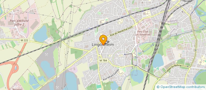 localisation de l'entreprise MONSIEUR JONATHAN LICHTENSTEINER  LINGOLSHEIM