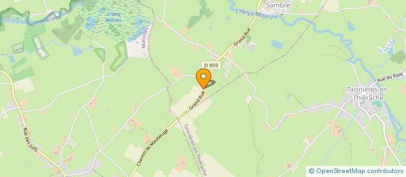 localisation de l'entreprise MONSIEUR JONATHAN LIEKENS  MAROILLES