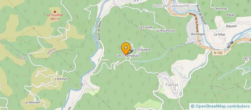 localisation de l'entreprise MONSIEUR JONATHAN LIENARD  FABRAS