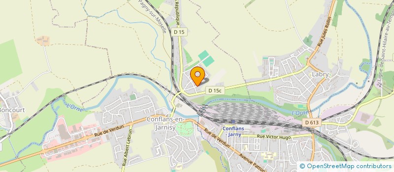 localisation de l'entreprise MONSIEUR JONATHAN LIENHARDT  CONFLANS-EN-JARNISY