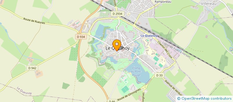 localisation de l'entreprise MONSIEUR JONATHAN LIEVENS  LE QUESNOY
