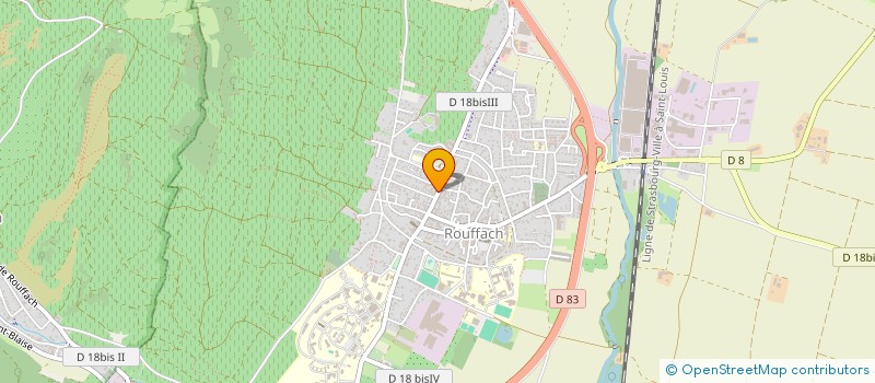 localisation de l'entreprise MONSIEUR JONATHAN LIGIBEL  ROUFFACH