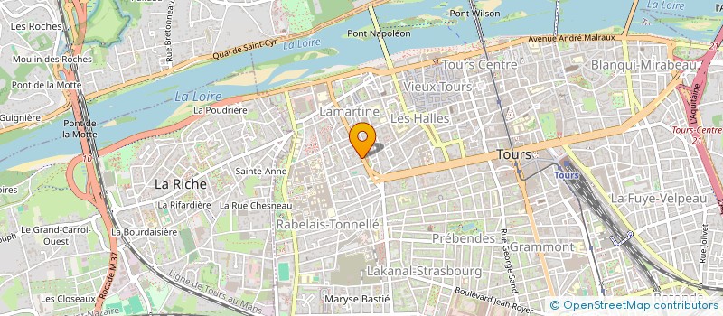 localisation de l'entreprise MONSIEUR JONATHAN LION  TOURS