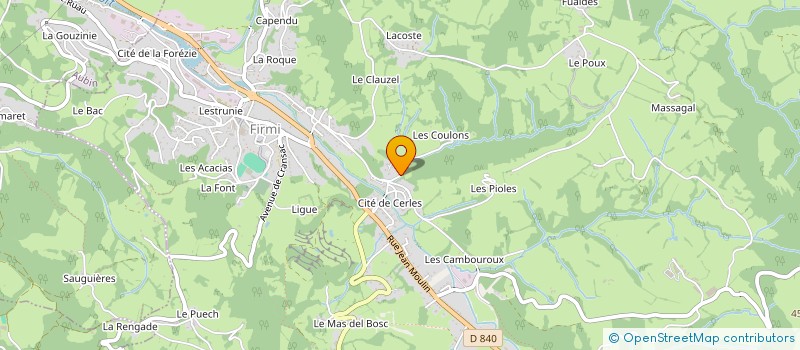 localisation de l'entreprise MONSIEUR JONATHAN LLORIA  FIRMI