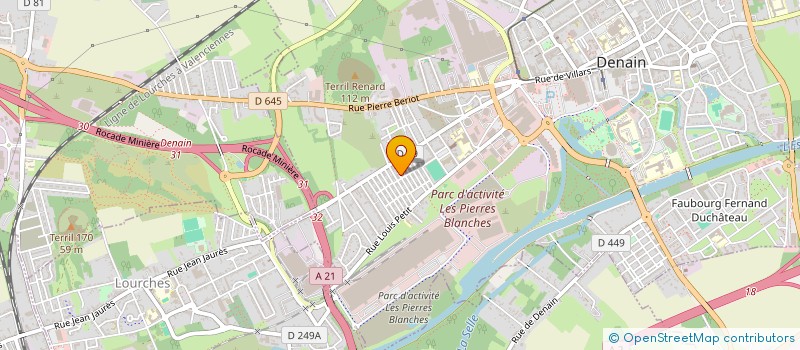 localisation de l'entreprise MONSIEUR JONATHAN LOBEL  DENAIN