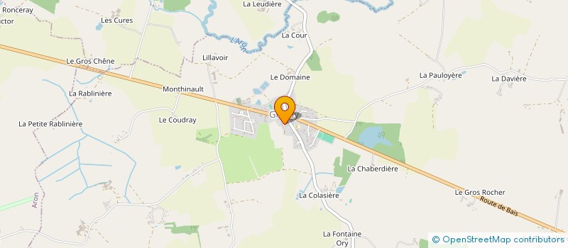 localisation de l'entreprise MONSIEUR JONATHAN LOCQUET  LA CHAPELLE-AU-RIBOUL