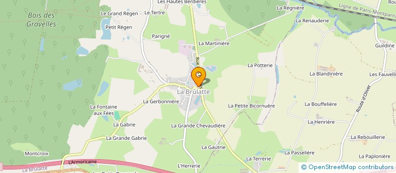 localisation de l'entreprise MONSIEUR JONATHAN LOHARD  LA BRULATTE