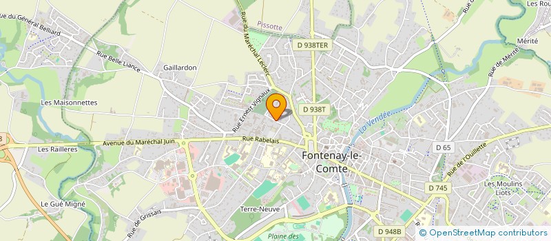 localisation de l'entreprise MONSIEUR JONATHAN LOUET à FONTENAY-LE-COMTE