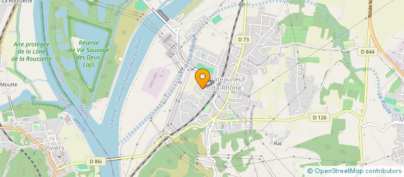 localisation de l'entreprise MONSIEUR JONATHAN LOUP  CHATEAUNEUF-DU-RHONE