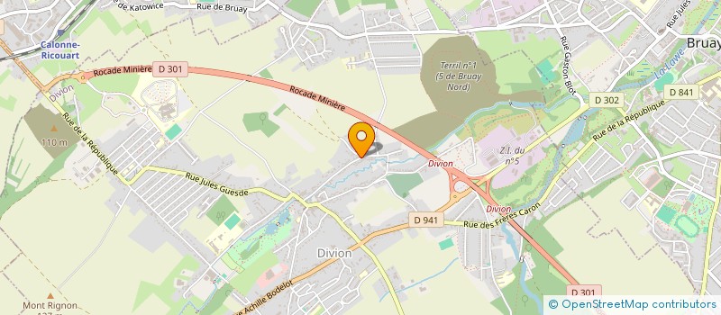 localisation de l'entreprise MONSIEUR JONATHAN LOUVET  DIVION