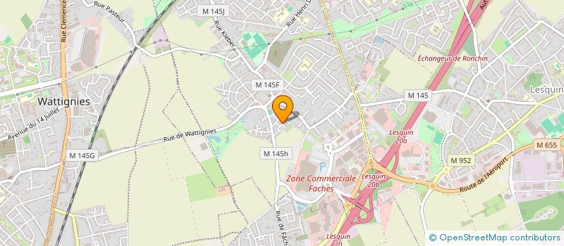 localisation de l'entreprise MONSIEUR JONATHAN LUGEZ  FACHES-THUMESNIL