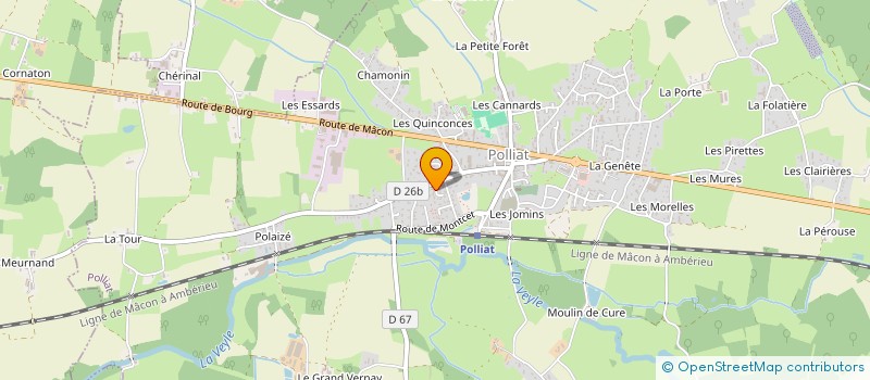 localisation de l'entreprise MONSIEUR JONATHAN LUSY  POLLIAT