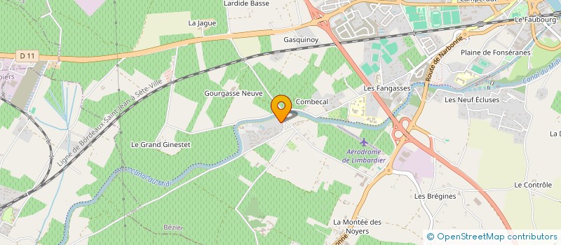 localisation de l'entreprise MONSIEUR JONATHAN MACE  BEZIERS